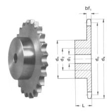 Звездочка цепи ПР-19,05-31,8 z=15 d=30